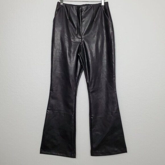 Abercrombie & Fitch Womens Curve Love Vegan Leather Pants...